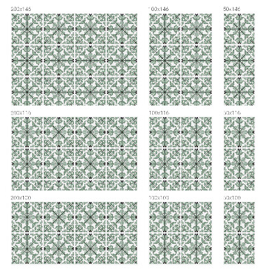 Dekorativní mléčná fólie na sklo Rostlinný vzor