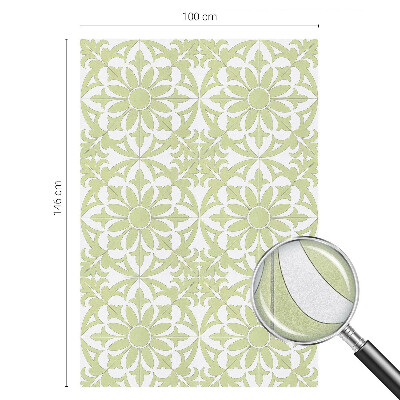 Samolepicí protisluneční fólie na okna Zelená ozdoba