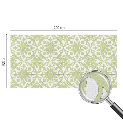 Samolepicí protisluneční fólie na okna Zelená ozdoba