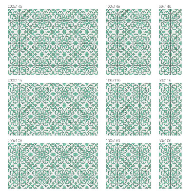 Dekorativní mléčná fólie na sklo Klasické ozdoby