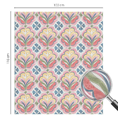 Zatmavovací fólie na okna Květinové vzory