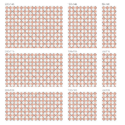 Dekorativní mléčná fólie na sklo Geometrické kosočtverce