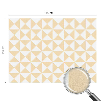 Samolepicí fólie na okna vitráž Geometrické trojúhelníky