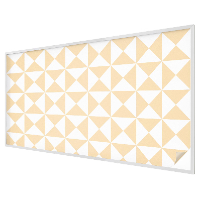 Samolepicí fólie na okna vitráž Geometrické trojúhelníky