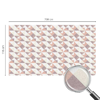 Samolepicí fólie na okna vitráž Moderní trojúhelníky