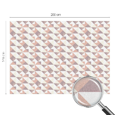 Samolepicí fólie na okna vitráž Moderní trojúhelníky