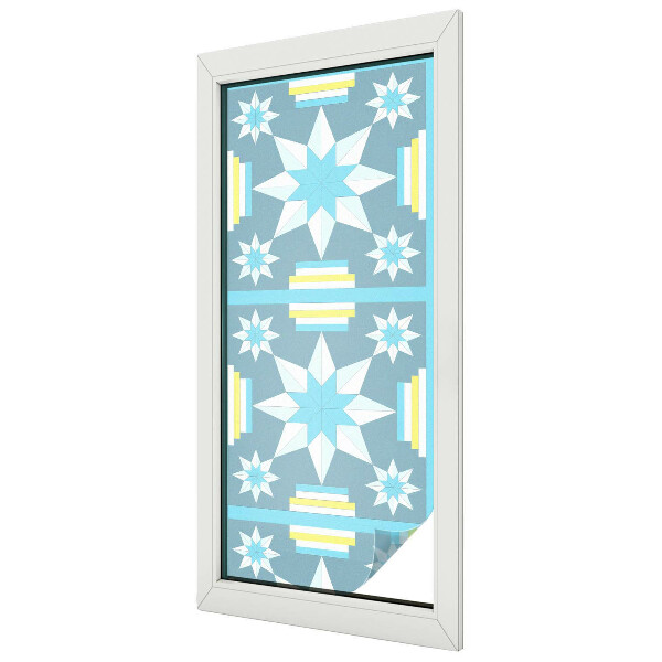 Samolepicí protisluneční fólie na okna Hvězdný vzor