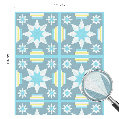 Samolepicí protisluneční fólie na okna Hvězdný vzor