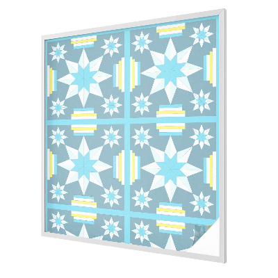 Samolepicí protisluneční fólie na okna Hvězdný vzor