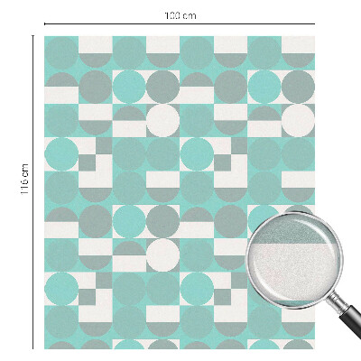 Samolepicí protisluneční fólie na okna Geometrické tvary