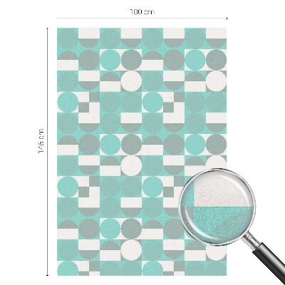 Samolepicí protisluneční fólie na okna Geometrické tvary