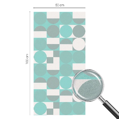 Samolepicí protisluneční fólie na okna Geometrické tvary