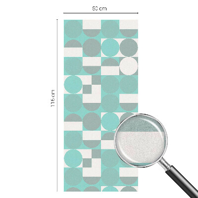 Samolepicí protisluneční fólie na okna Geometrické tvary