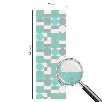 Samolepicí protisluneční fólie na okna Geometrické tvary