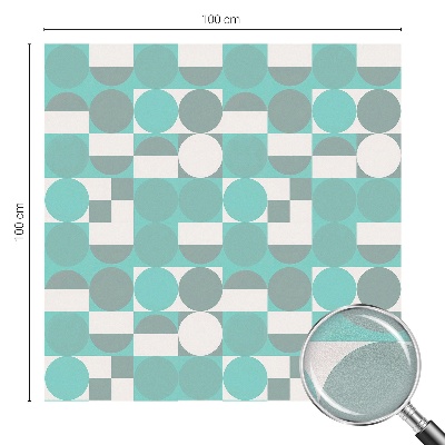 Samolepicí protisluneční fólie na okna Geometrické tvary