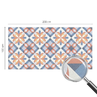 Dekorativní mléčná fólie na sklo Barevná symetrie