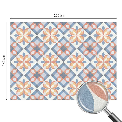 Dekorativní mléčná fólie na sklo Barevná symetrie