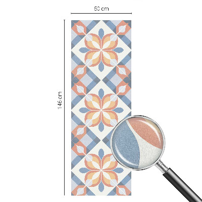 Dekorativní mléčná fólie na sklo Barevná symetrie