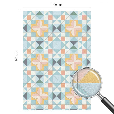 Zatmavovací fólie na okna Barevná geometrie