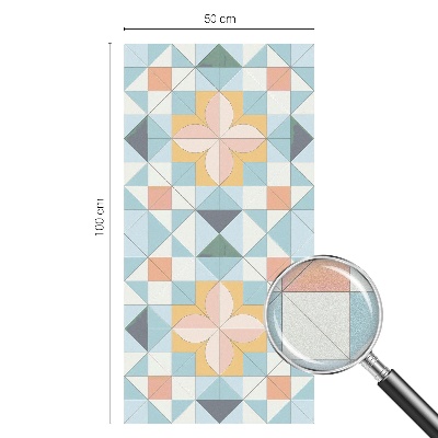 Zatmavovací fólie na okna Barevná geometrie