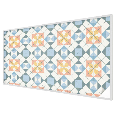 Samolepicí fólie na okna vitráž Barevná symetrie