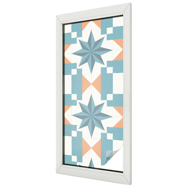 Samolepicí protisluneční fólie na okna Modré hvězdy