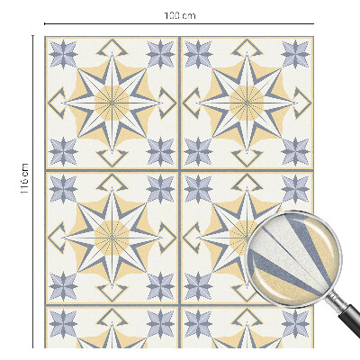 Zatmavovací fólie na okna Geometrické hvězdy