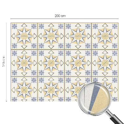 Zatmavovací fólie na okna Geometrické hvězdy