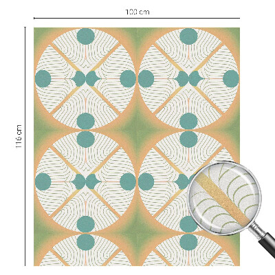 Samolepicí protisluneční fólie na okna Geometrická harmonie