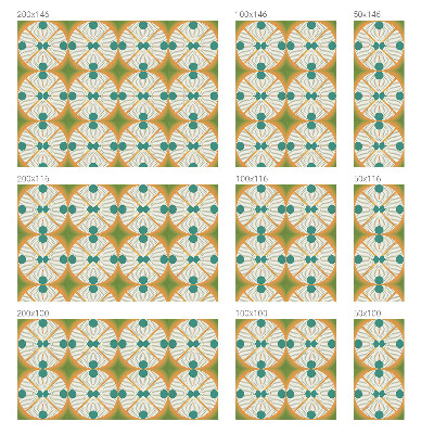 Samolepicí protisluneční fólie na okna Geometrická harmonie