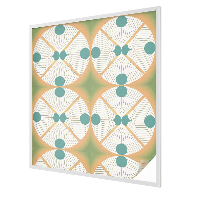 Samolepicí protisluneční fólie na okna Geometrická harmonie