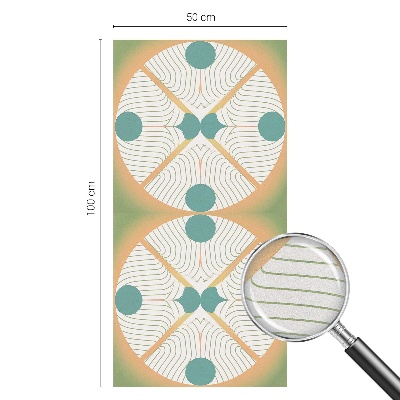 Samolepicí protisluneční fólie na okna Geometrická harmonie