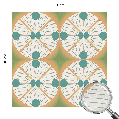 Samolepicí protisluneční fólie na okna Geometrická harmonie