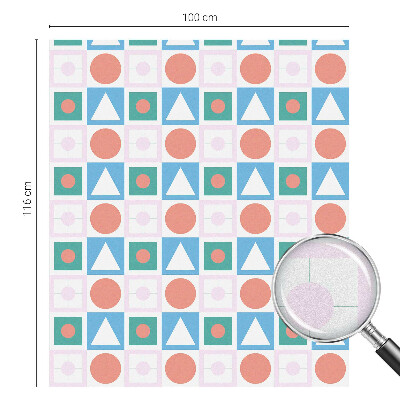 Samolepicí protisluneční fólie na okna Abstraktní vzory