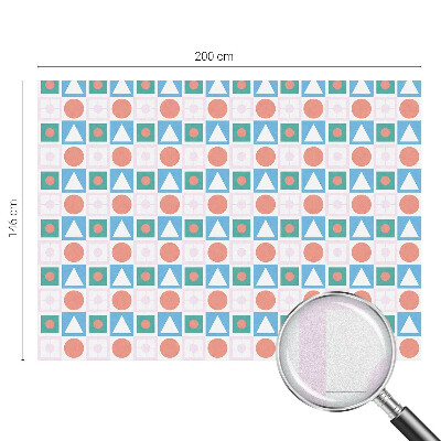 Samolepicí protisluneční fólie na okna Abstraktní vzory