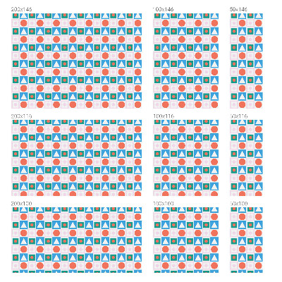 Samolepicí protisluneční fólie na okna Abstraktní vzory