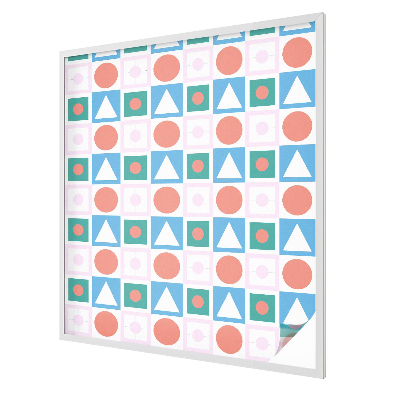 Samolepicí protisluneční fólie na okna Abstraktní vzory