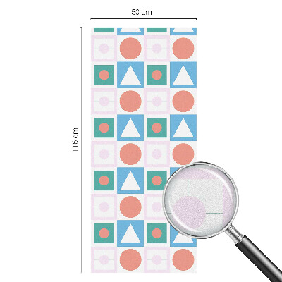 Samolepicí protisluneční fólie na okna Abstraktní vzory