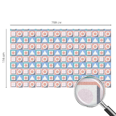 Samolepicí fólie na okna vitráž Geometrické vzory