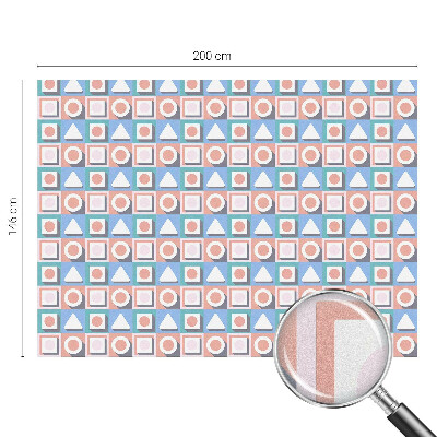 Samolepicí fólie na okna vitráž Geometrické vzory