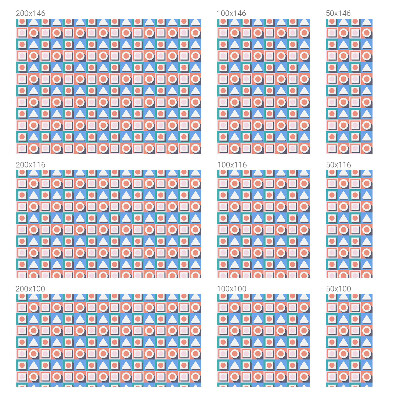 Samolepicí fólie na okna vitráž Geometrické vzory