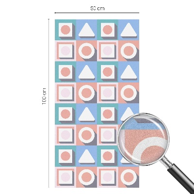 Samolepicí fólie na okna vitráž Geometrické vzory