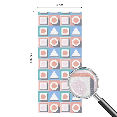 Samolepicí fólie na okna vitráž Geometrické vzory