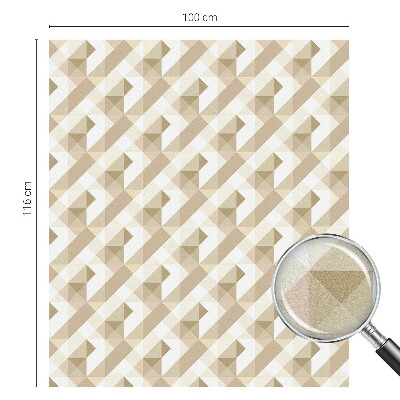 Zatmavovací fólie na okna Trojúhelníkové vzory