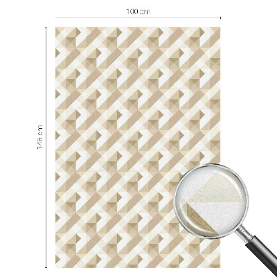 Zatmavovací fólie na okna Trojúhelníkové vzory