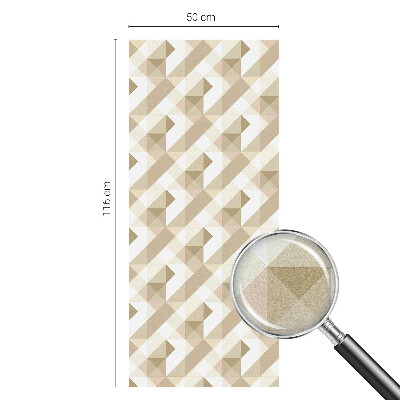 Zatmavovací fólie na okna Trojúhelníkové vzory