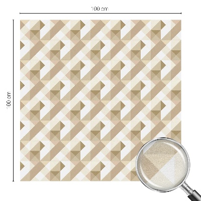 Zatmavovací fólie na okna Trojúhelníkové vzory