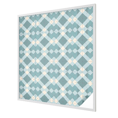 Dekorativní mléčná fólie na sklo Geometrické vzory