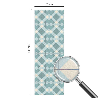 Dekorativní mléčná fólie na sklo Geometrické vzory