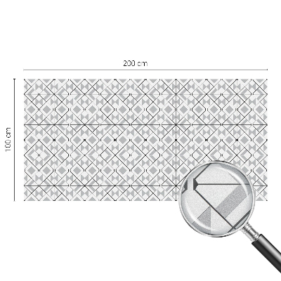 Samolepicí protisluneční fólie na okna Geometrické vzory